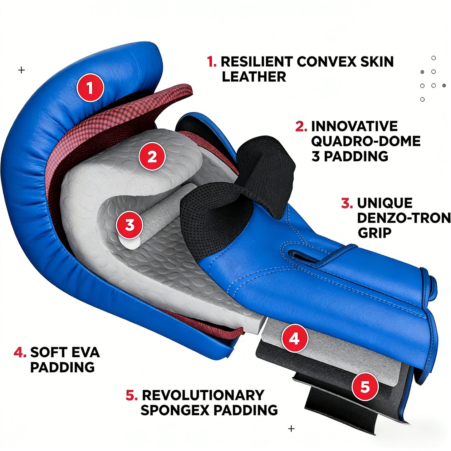 Advanced Performance Boxing Gloves for Combat Sports