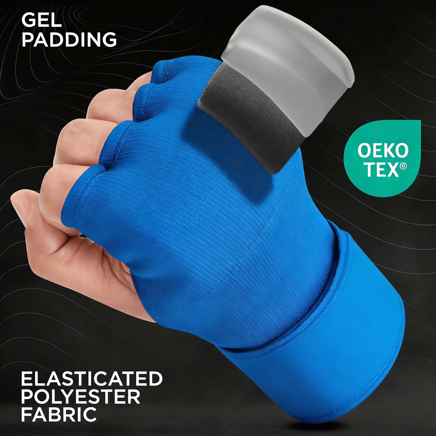 Performance Boxing Hand Wraps with Gel Padding